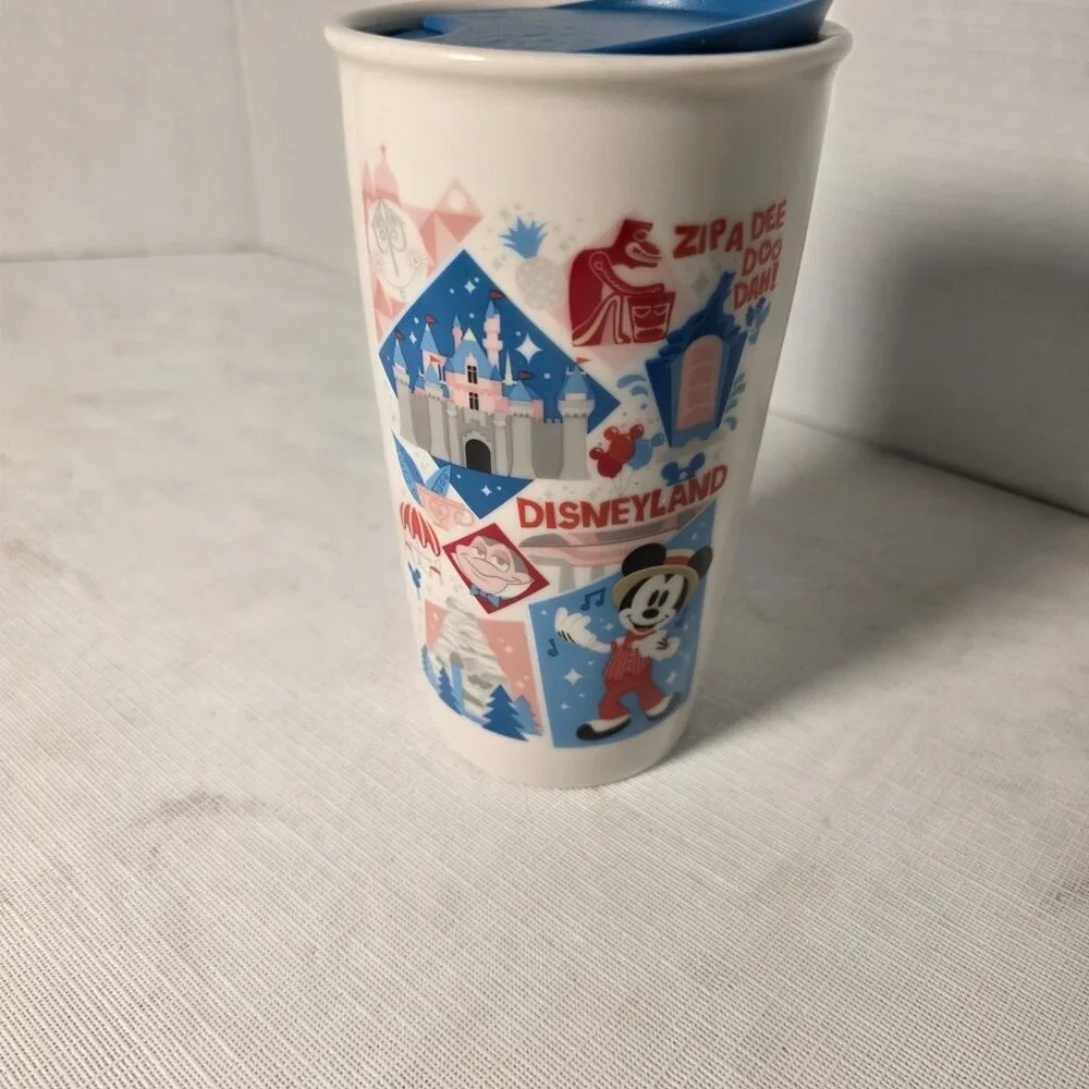 Starbucks Disney Parks Disneyland Ceramic Tumbler Exclusive Splash Mountain - Picture 8 of 8